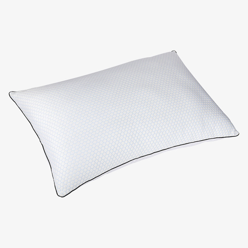 Bantal Jacquard Menyejukkan dengan Serat Poliester, Bantal Double-Side Cotton 233TC untuk Tidur
