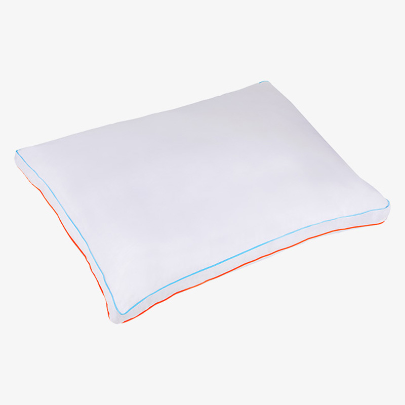 Bantal katil rumah Hotel putih 233TC bantal kapas super gusset dengan paip yang berbeza